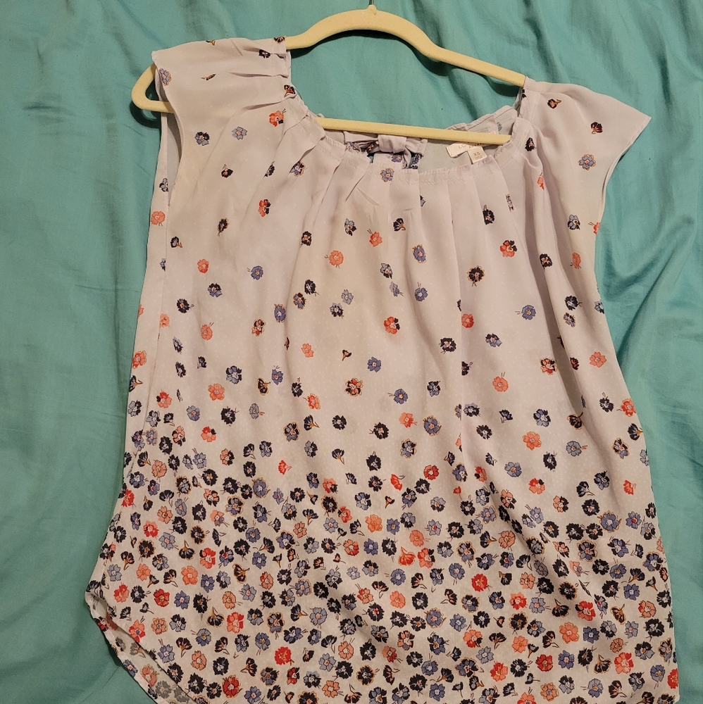 Lauren conrad pleated top